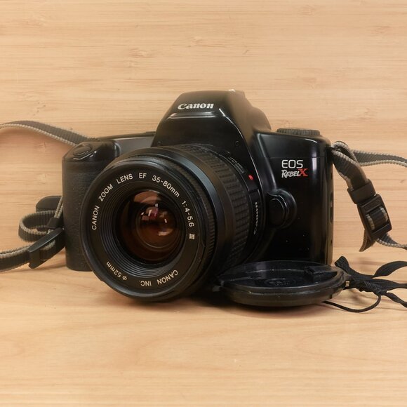 Canon EOS Rebel X Film SLR Camera , with Canon 35-80mm Lens, Made in Taiwan - Picture 1 of 9